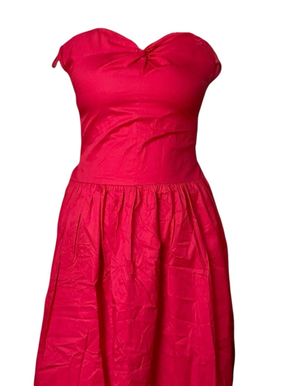 Rebecca Taylor Red Knot Drop Waist Maxi Dress with Pockets Lightweight Size 14